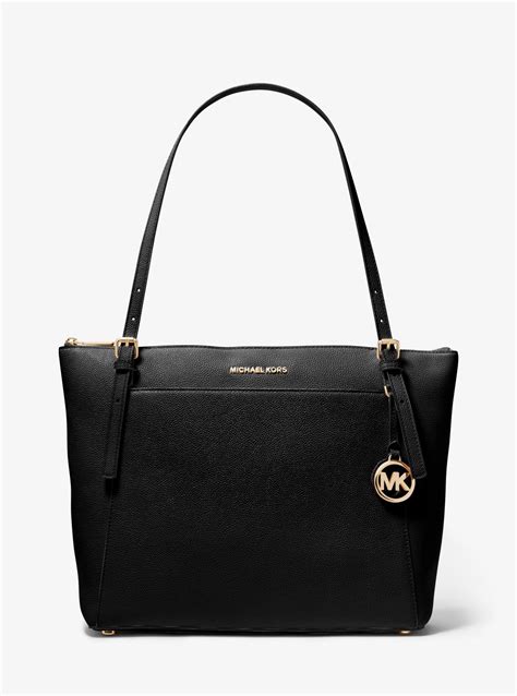 michael kors voyager large mf tz tote black|Michael Kors voyager tote sale.